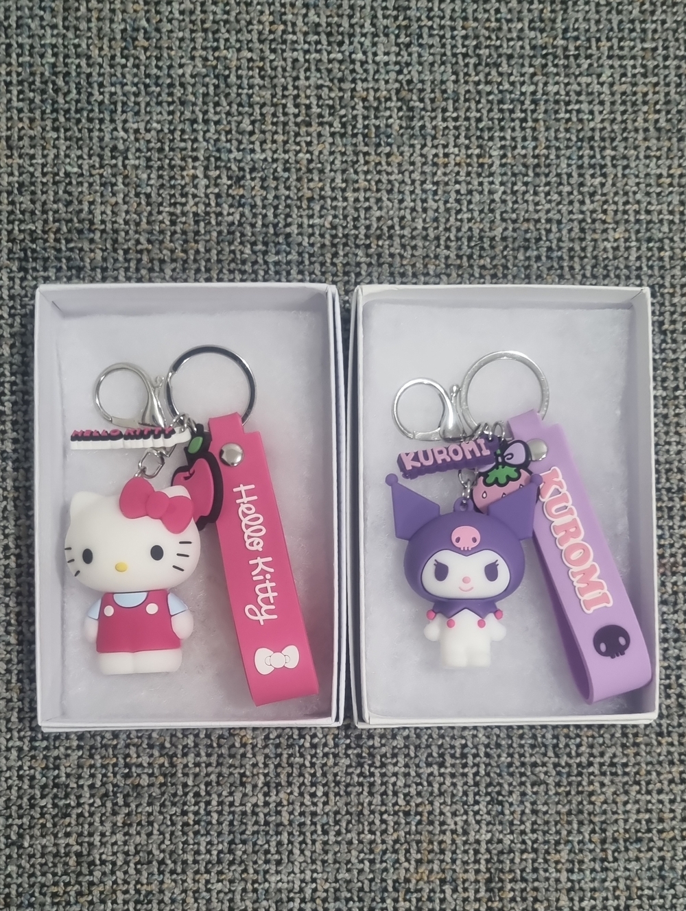SANRIO Hello Kitty or Kuromi Keychain Pick One